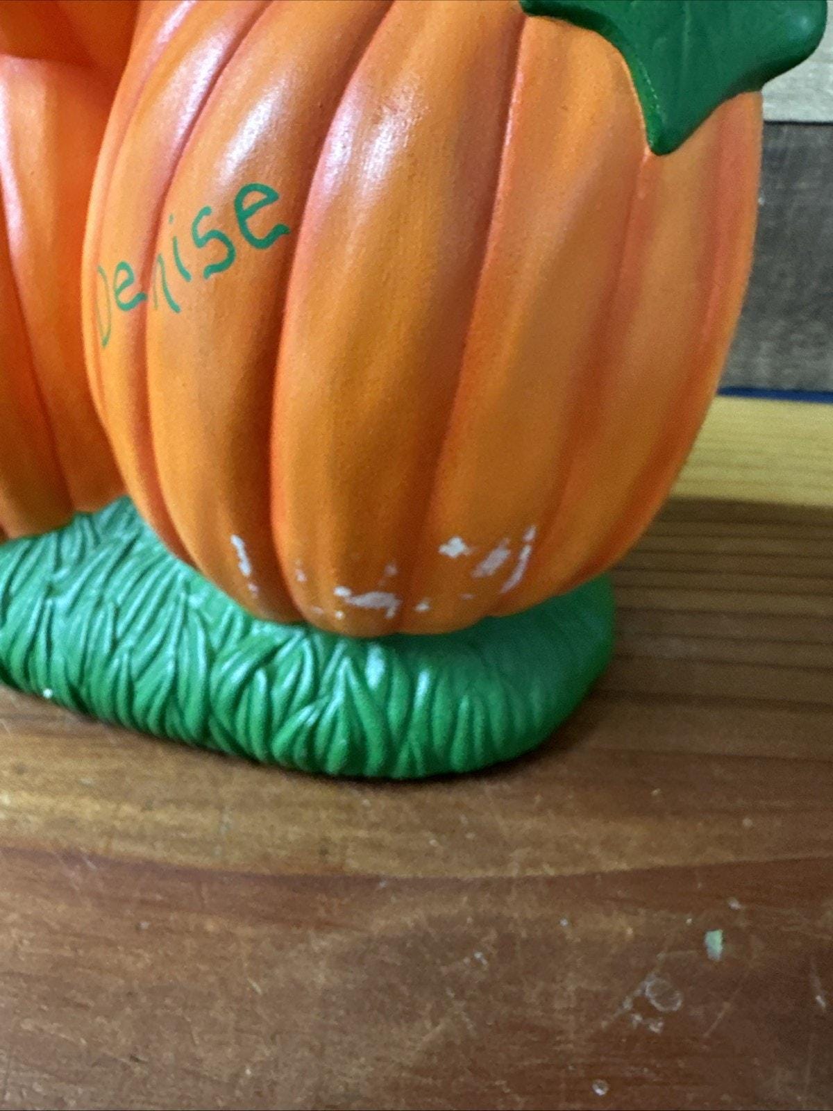 Vintage Halloween Ceramic Mold Pumpkin Anthropomorphic Jack O