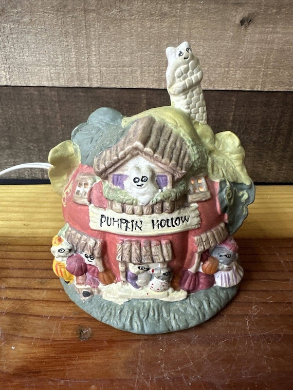 Ancien Moule Céramique Kimple Halloween - Citrouille Avec Fantôme, Fonte