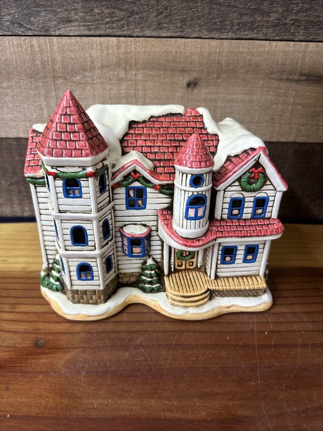 Vintage Lefton Colonial Village 1989 the Victoria No 07335 Etsy