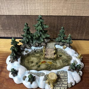 Dept 56 Heritage Village Pine Point Pond #52618 Christmas Accessory