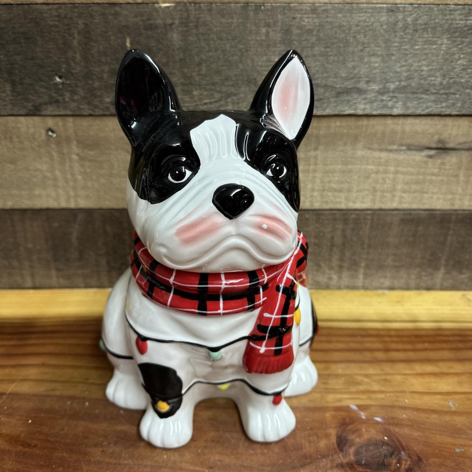 Bulldog Cookie Jar - Etsy