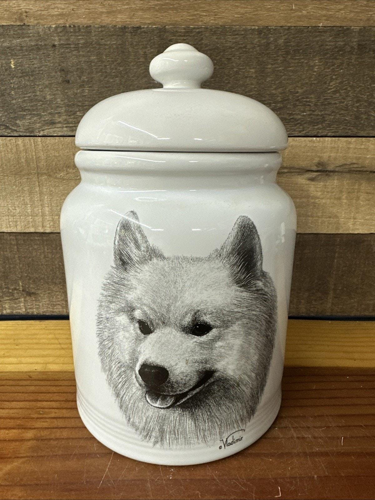 Vladimir Tzenov American Eskimo Dog Cookie Jar - Etsy
