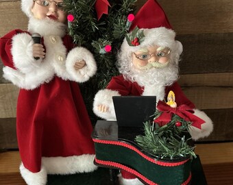 【新品未使用】Sing Along Santa ピアノ人形 Sing-A-Long Santa - YouTube