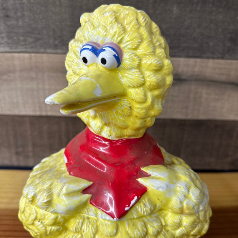 Vintage Sesame Street Big Bird Cookie Jar Etsy