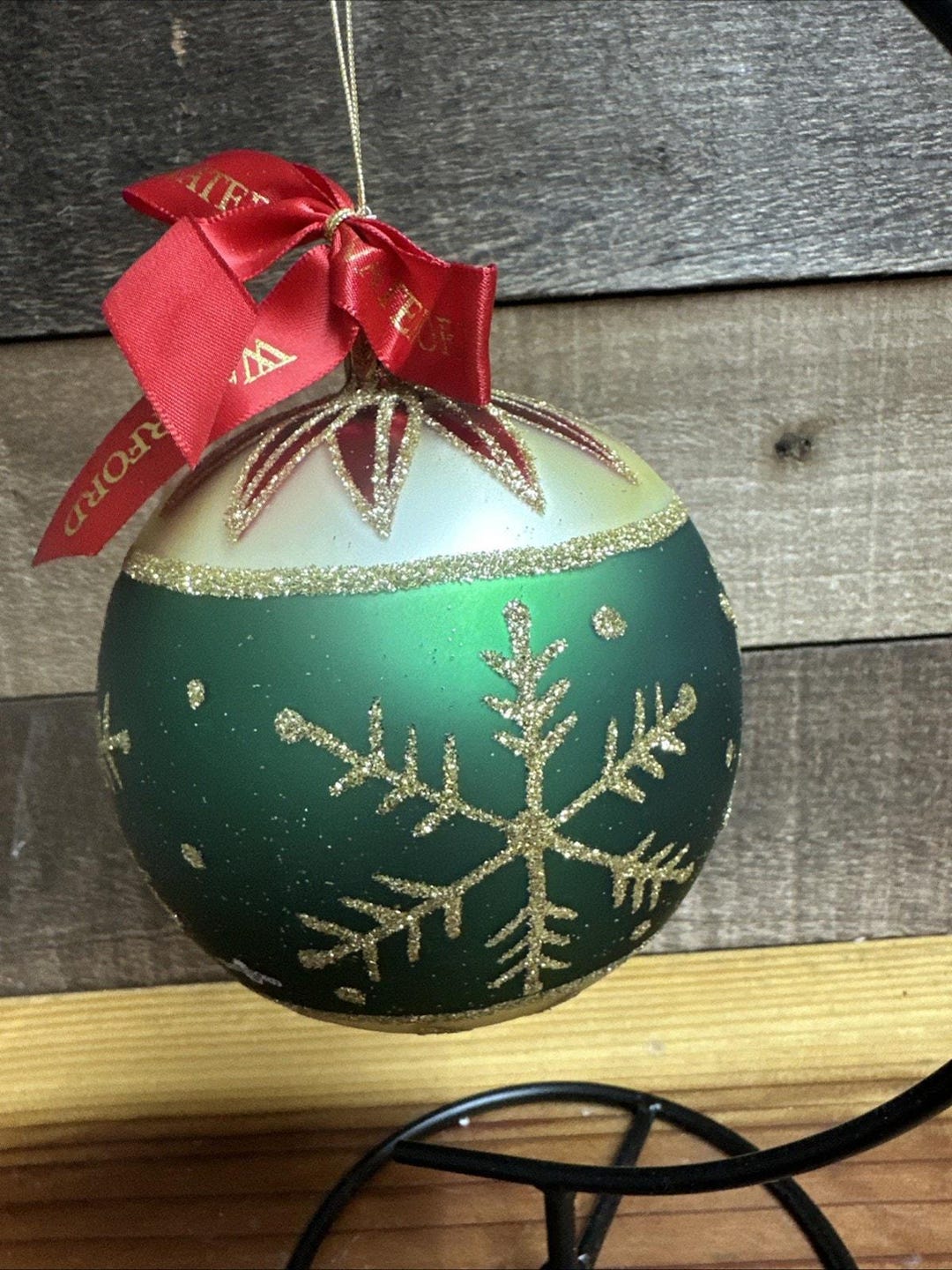 Waterford Holiday Heirlooms Four Seasons Winter Ball Christmas Ornament ...