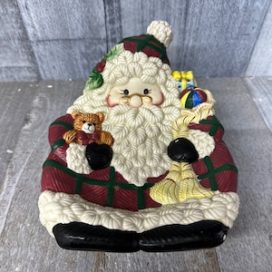 Jay imports Santa candy nut dish