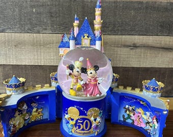 貴重 ディズニー 75周年記念スノーグローブ ミッキー＆プルート Disney Store Exclusive Jiminy Cricket & Friends Radio Snowglobe