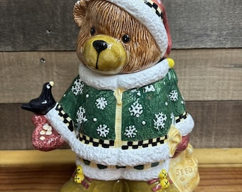 Winton Twin 1960 Bear Cookie Jar - Smokey the Bear - Ranger - Etsy