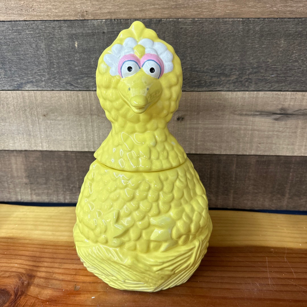 Sesame Street Big Bird Cookie Jar Etsy