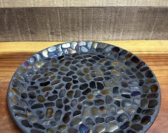 Portavelas PartyLite AURORA MOSAIC de 3 mechas y 30 cm (12 pulgadas)