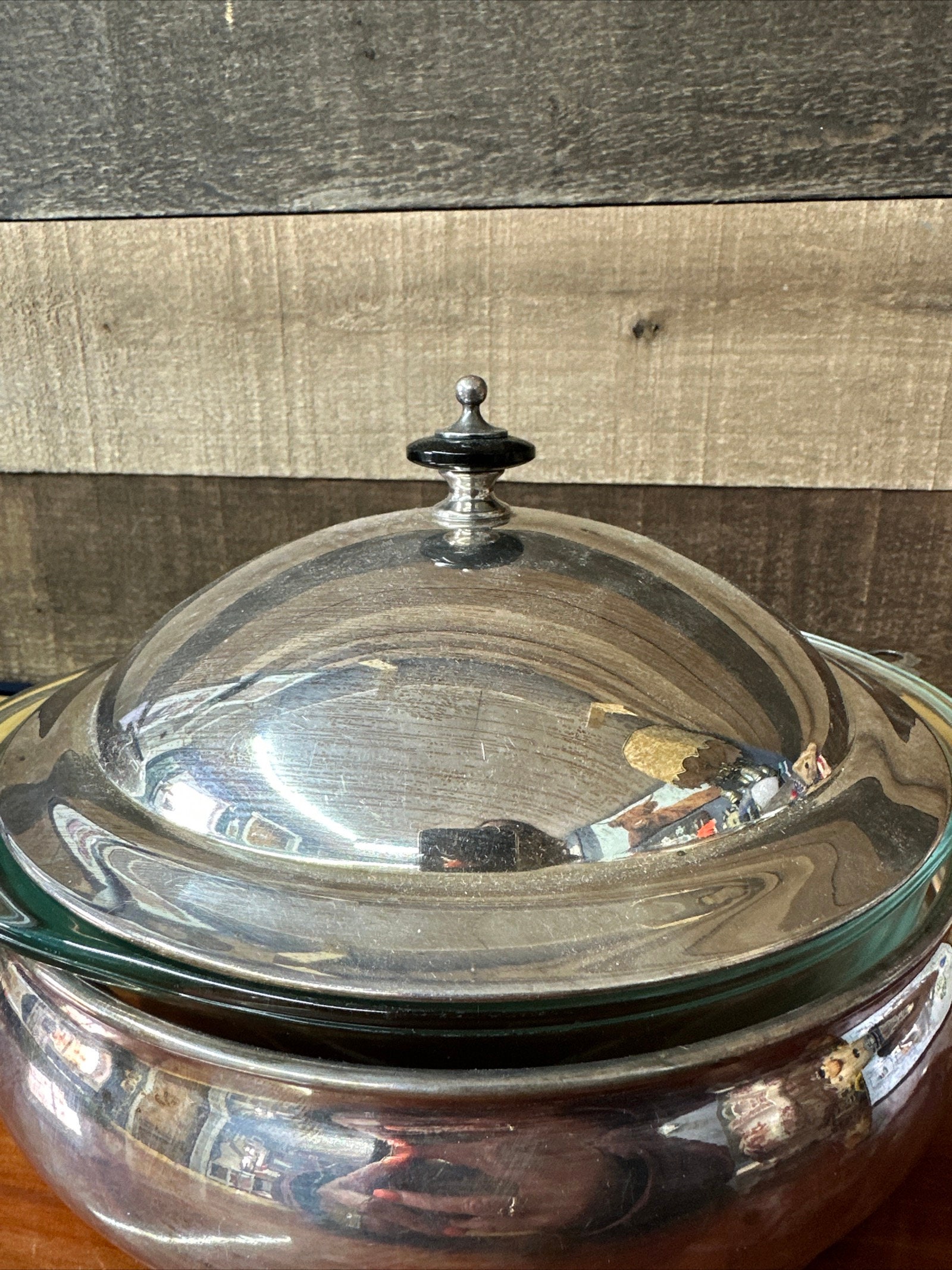 Quart Pyrex 1.5 Quart Pyrex With Silver Plated Stand and Lid - Etsy Australia