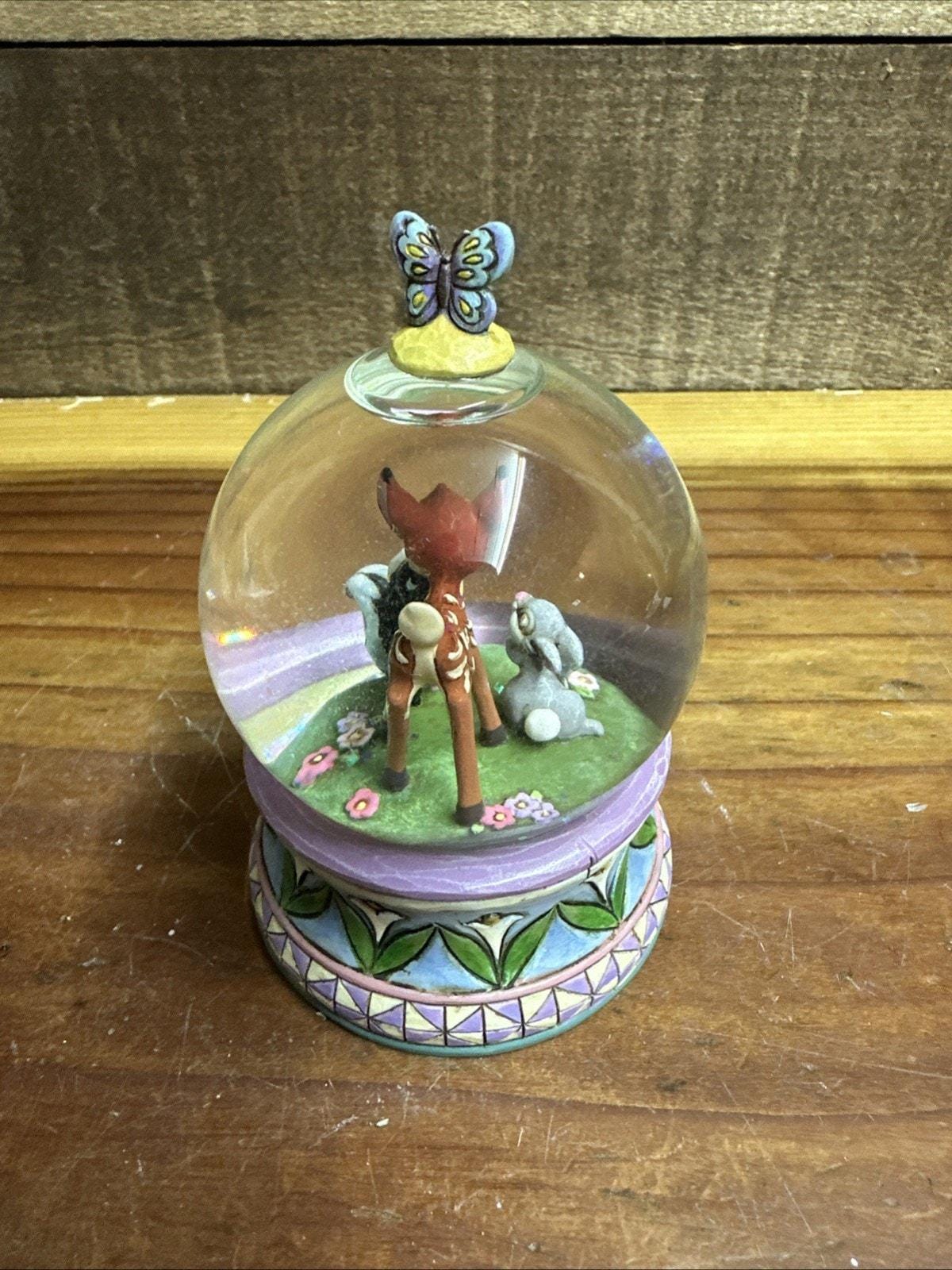 Disney Traditions Jim Shore Showcase Collection Bambi Snow Globe
