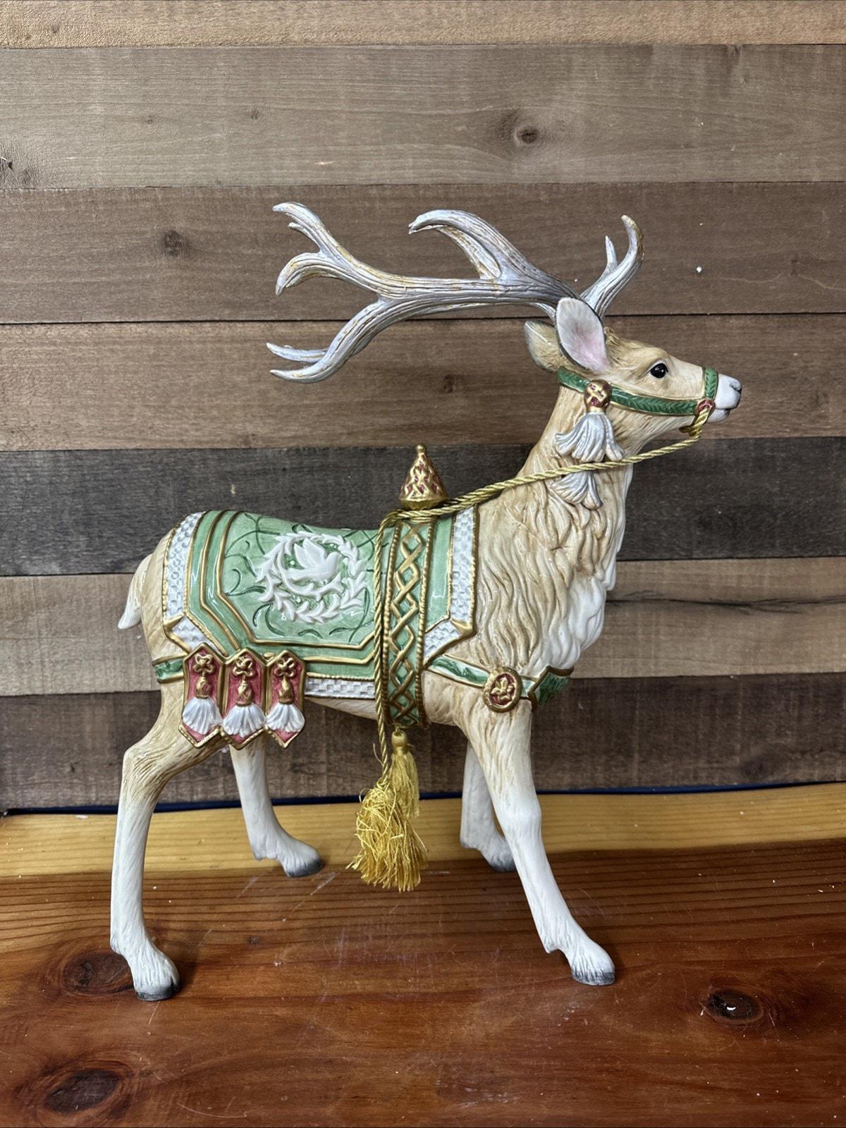 Fitz & Floyd Classics Gregorian Collection Large Reindeer 18” in