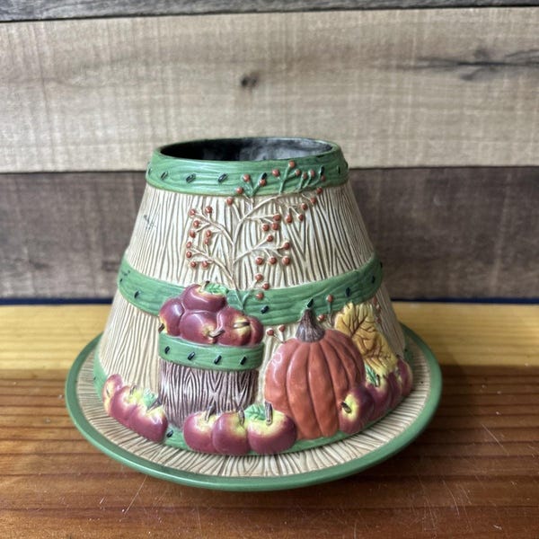 Yankee Candle Shade & Plate Apple Basket Herfst Herfst Pompoenen