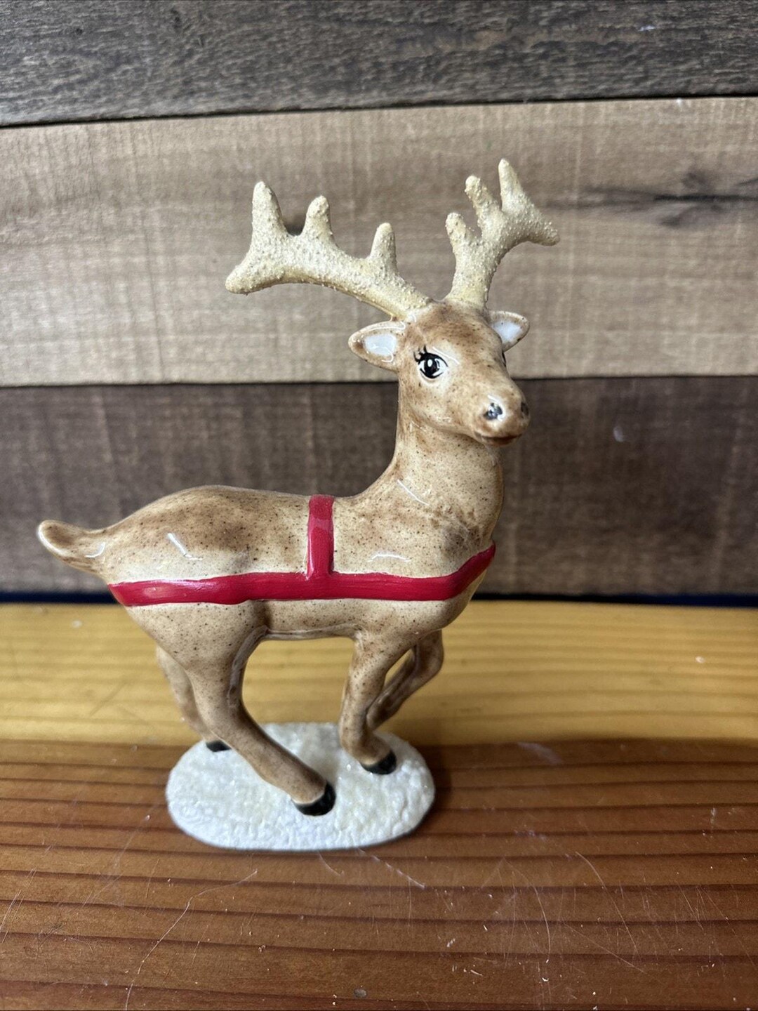 * pottery animal ❀ reindeer トナカイ Ceramic Reindeer Handpainted 7” - Etsy