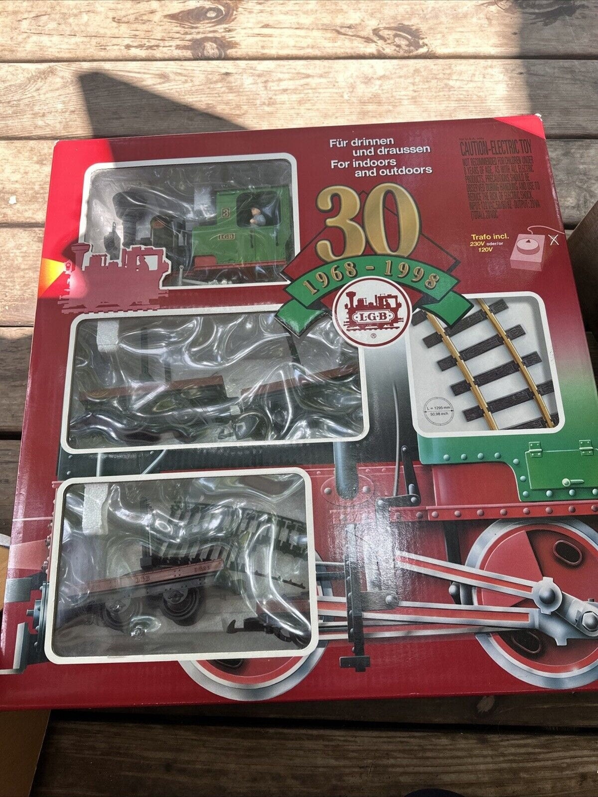 LGB 30th Anniversary train set 73968 Starter set Plus Extra