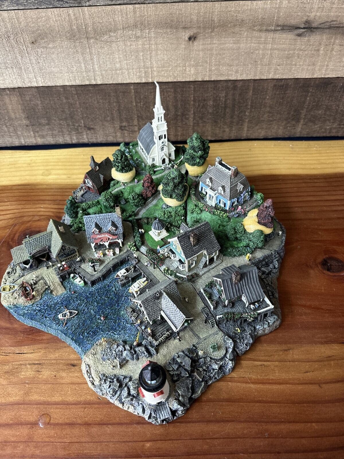 ~売り切りSALE~【ダンバリーミント】Fisherman's Cove DANBURY MINT Fisherman's Cove by Colin Gough- Fishing