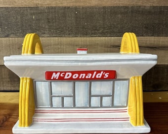 McDonald's Golden Arches Restaurant Keramik Keksdose Treasure Craft Vintage