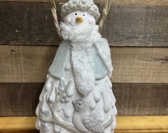 Thomas Kinkade White Christmas Snowman Train by Bradford Exchange