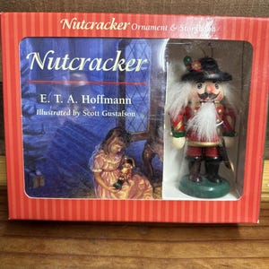 Nutcracker Ornament & Storybook Set, By E.T.A Hoffman, New