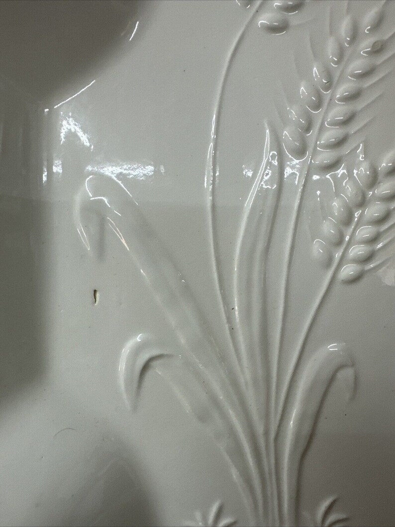 Wild Turkey Cermaic Thanksgiving Platter -flaw image 4