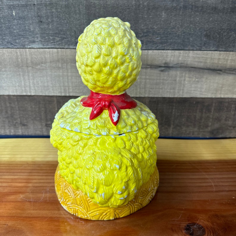 Vintage Sesame Street Big Bird Cookie Jar Etsy