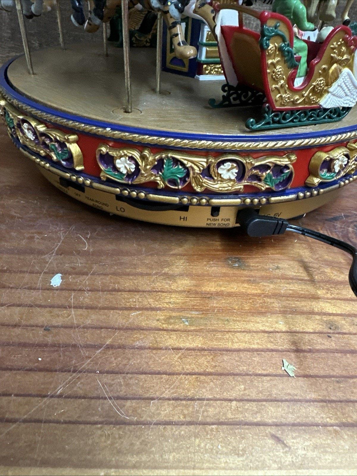 Gold Label Mr Christmas World's Fair Traditional Carousel -box