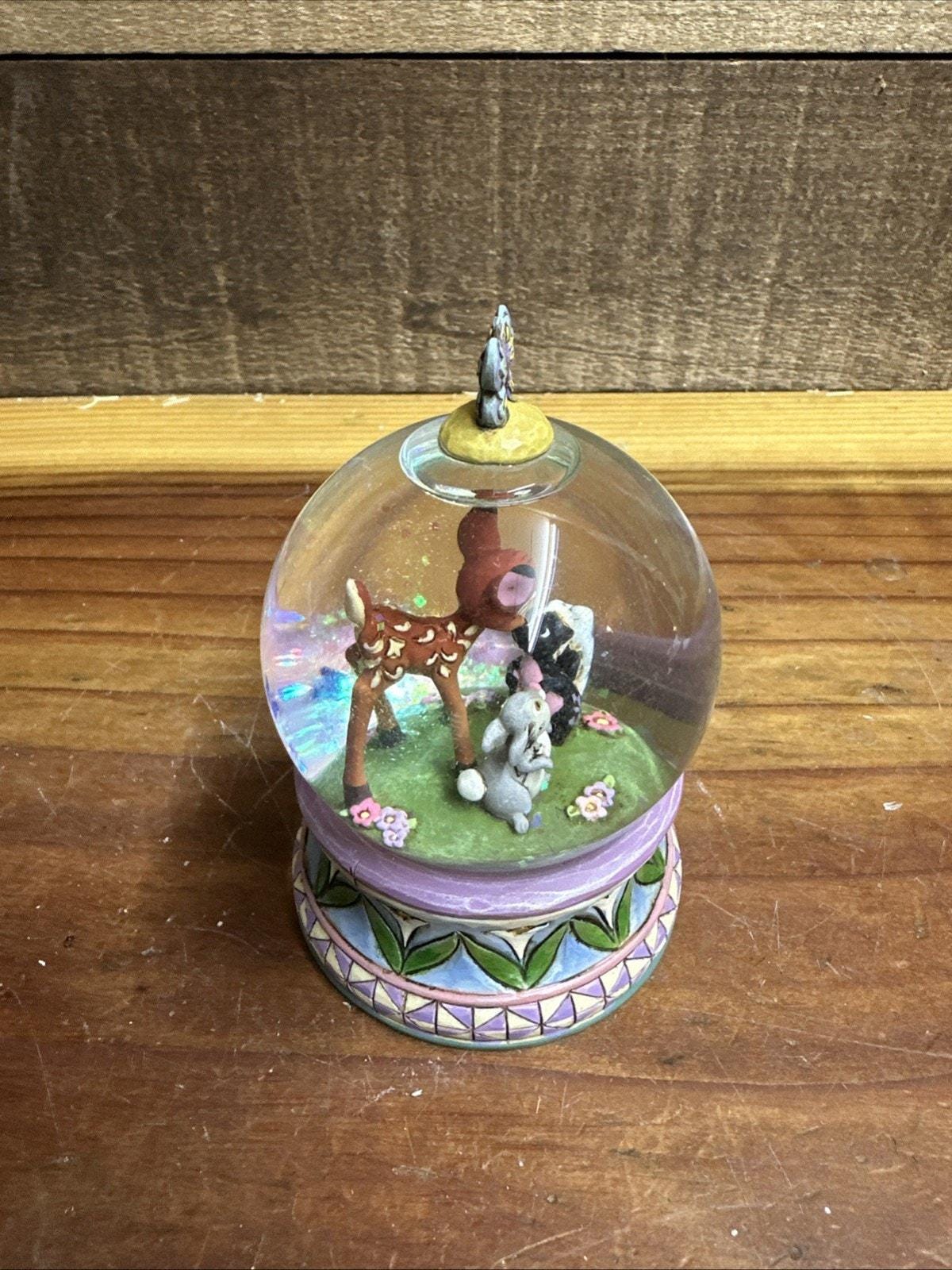 Disney Traditions Jim Shore Showcase Collection Bambi Snow Globe