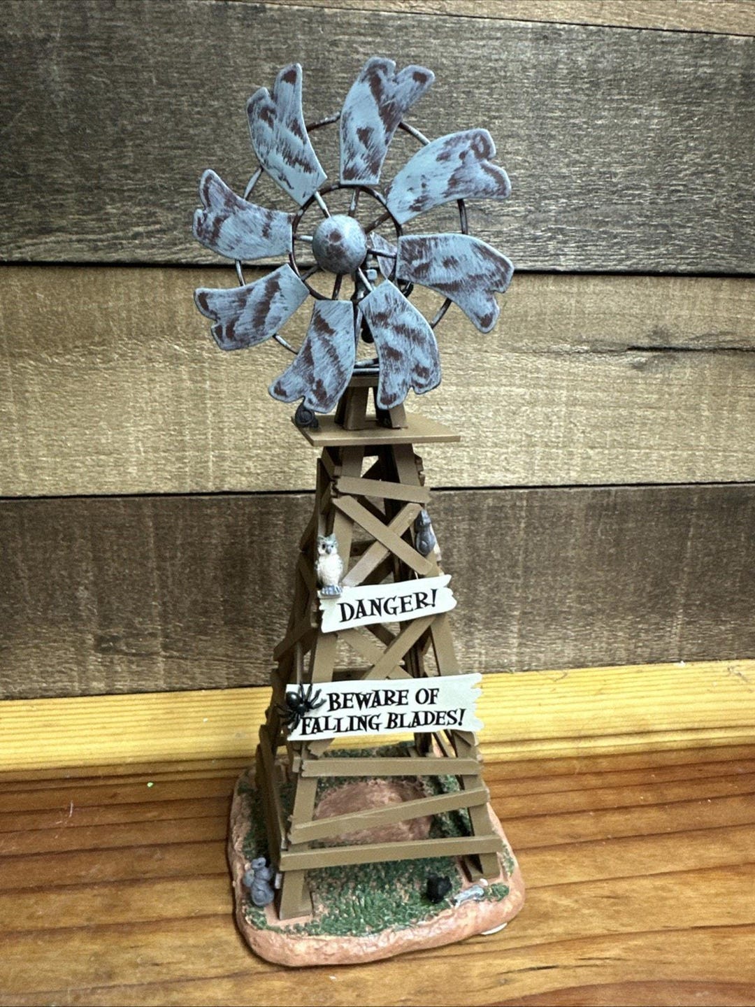 Spooky Windmill Lemax Spooky Town Windmill Halloween Village Accent in Box-b - Etsy
