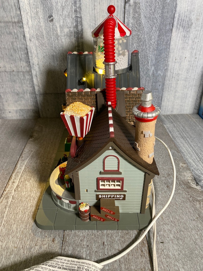 Lemax Bells Gourmet Popcorn Factory Etsy