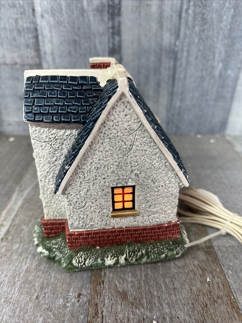 Vintage Christmas Village Village Inn Etsy