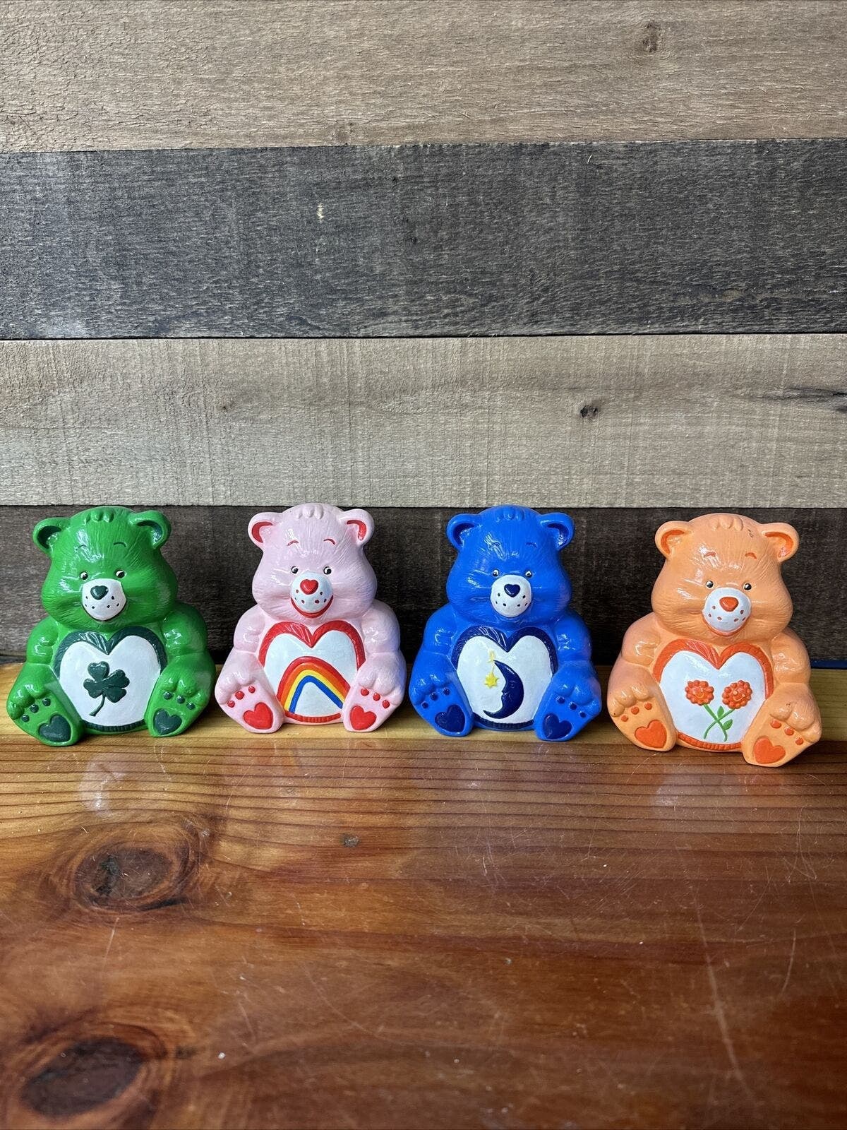 【雲】ケアベア☆80's 陶器フィギュア　5点セット ヴィンテージ品 ☆80s 90s Vintag Care Bears☆ | おもちゃ屋 KNot a TOY