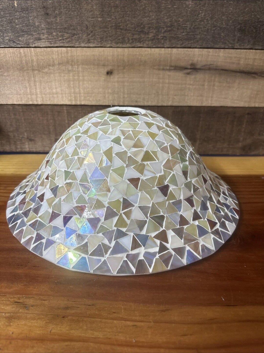 Glass Mosaic Lamp Shade 13” Wide - Etsy