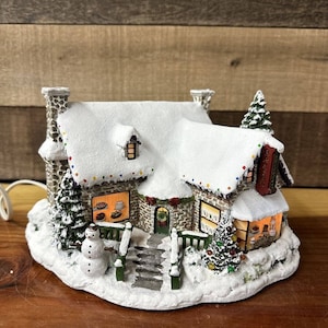 Thomas Kinkade 2001 Hawthorne Village YULETIDE BAKERY Christmas