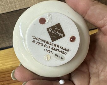 My Little Kitchen Fairies Cheeseburger Fairie Fairy 112911