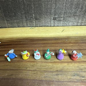 Mini adornos navideños HALLMARK KEEPSAKE, hadas de azúcar, juego de 6