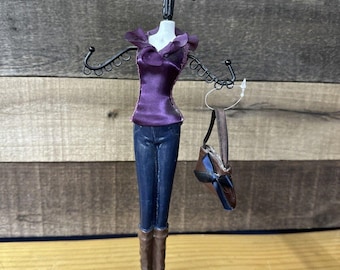 Unique Resin Mannequin Jewelry Holder/Display 12”