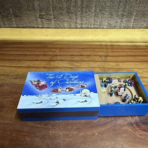 Mr Christmas Matchbox Melodies Animated Music Box 12 Days of