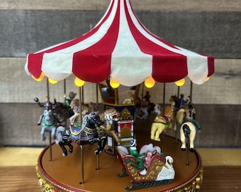 廃盤/激レア★/ゴールドラベル　ミスタークリスマス ティーカップ★ ミスタークリスマス サーカス オルゴール ビッグトップ ゴールド