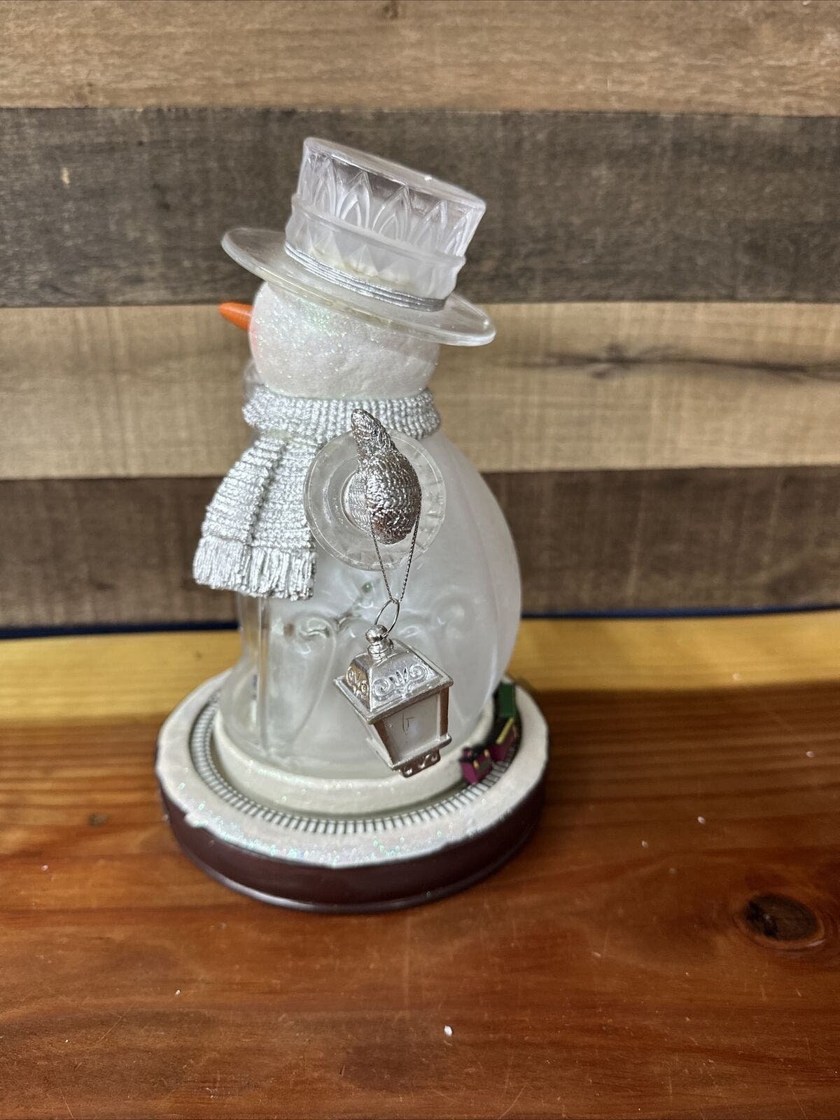 Thomas Kinkade White Christmas Snowman Train by Bradford Exchange