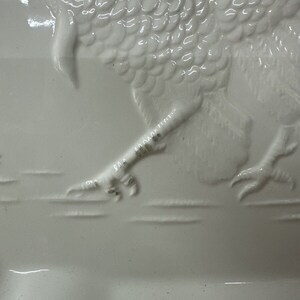 Wild Turkey Cermaic Thanksgiving Platter -flaw image 5