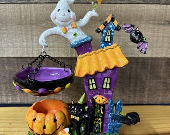 Colorful Haunted House Ghost Wax Warmer