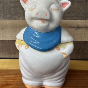 Vintage 1940s Shawnee Smiley Pig Cookie Jar