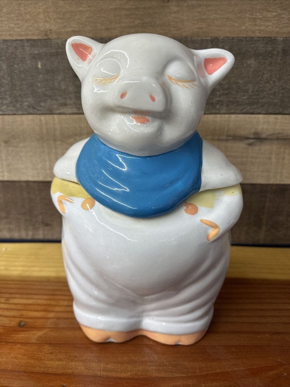 Vintage 1940s Shawnee Smiley Pig Cookie Jar - Etsy