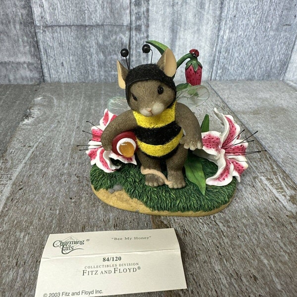 Charming Tails Fitz & Floyd "Bee My Honey" 84/120 Pre-Owned In A Box