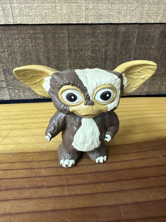 グレムリン　ギズモ　ヴィンテージ　レトロ　フィギュア　３点セット ヴィンテージ セラミック グレムリン ギズモ フィギュア 3インチ