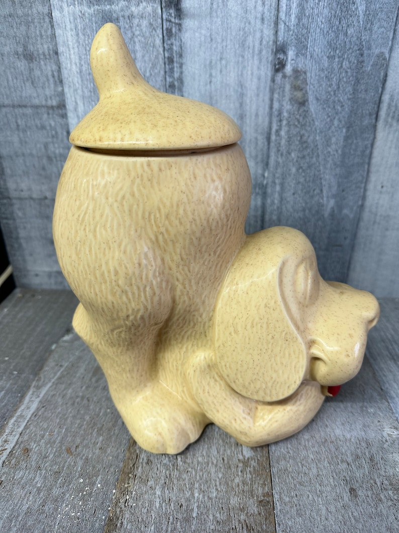 Vintage Mccoy Puppy Dog Cookie Jar Etsy