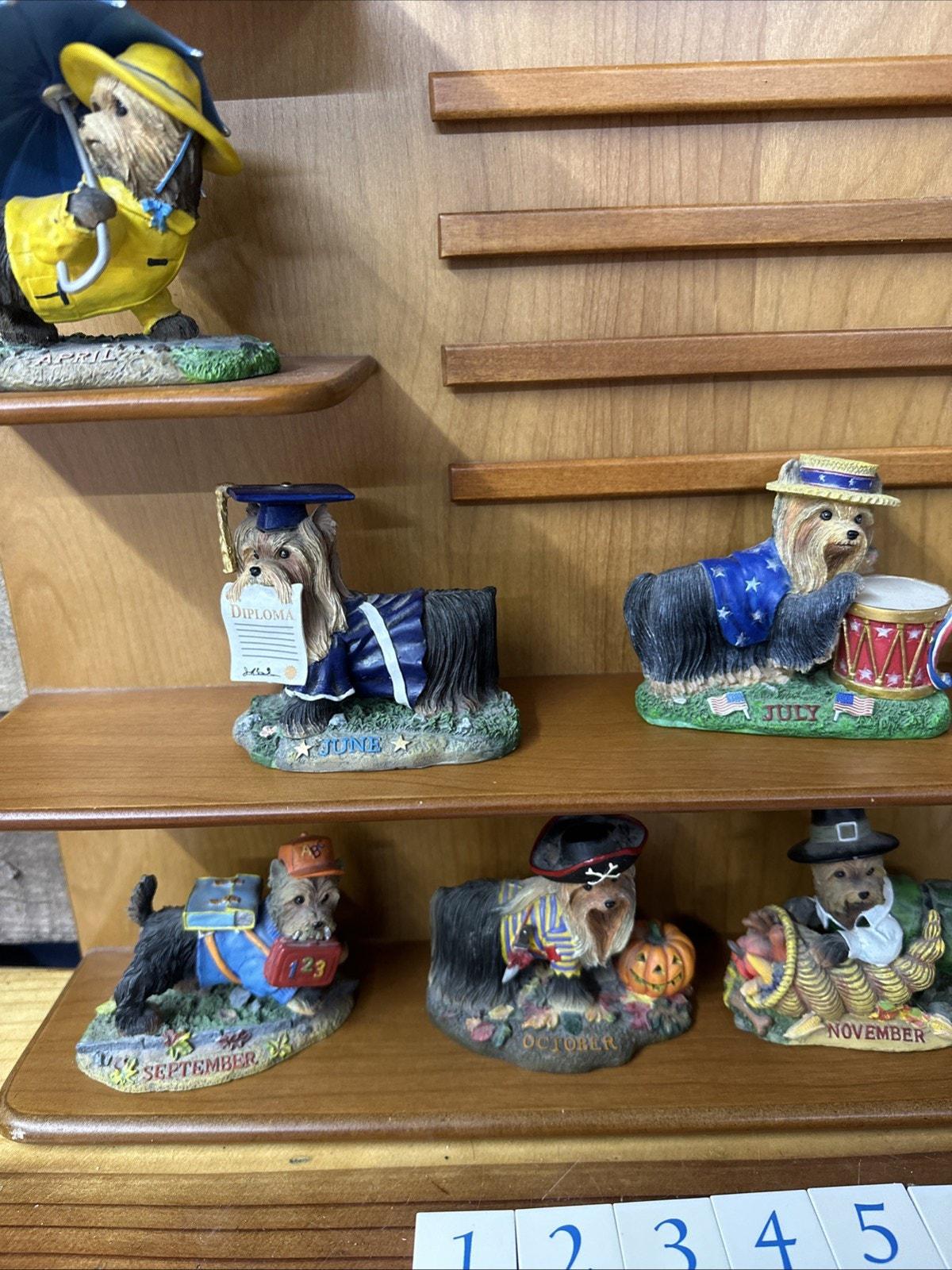Danbury Mint Vintage Collectibles Yorkie Perpetual Calendar