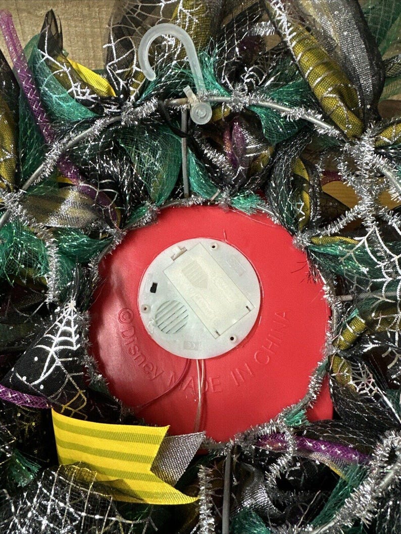 Disney Nightmare Before Christmas Sally Motion Activated Wreath Lights