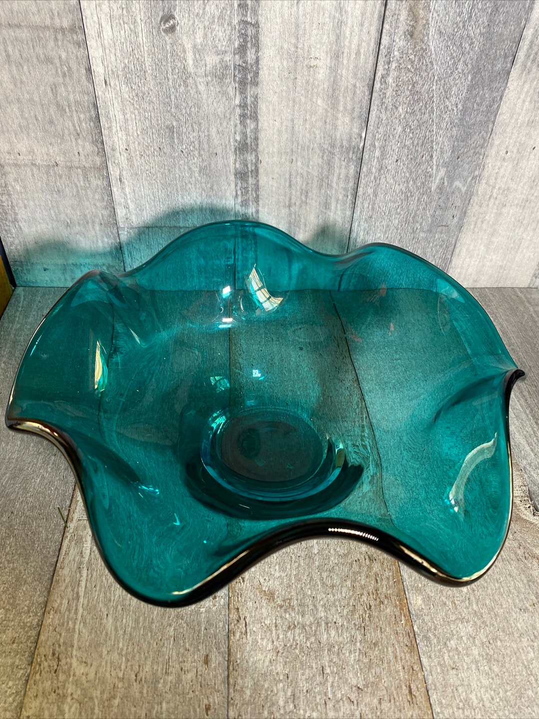 Lenox Blue Ruffled Bowl 11” - Etsy